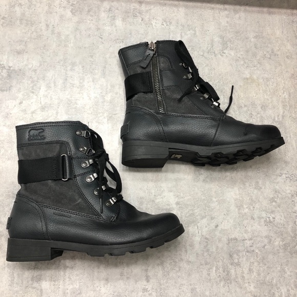 Sorel EMELI CONQUEST BOOT Combat Lace up - Picture 5 of 11